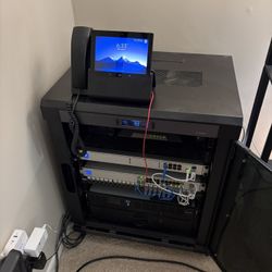 UniFi Networking Rack Bundle - 12U AC Infinity Arctic Rack w/ UDM Pro, USW Pro 24 PoE, UPS, Drawers, Patch Panel, & More