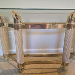 Glass Accent Table