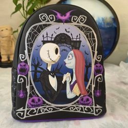 Loungefly Disney Nightmare Before Christmas Backpack New