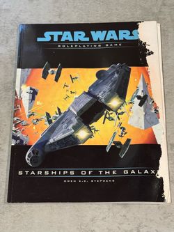 Star Wars Roleplaying Game - Starships of the Galaxy (2001) Fair Cond.