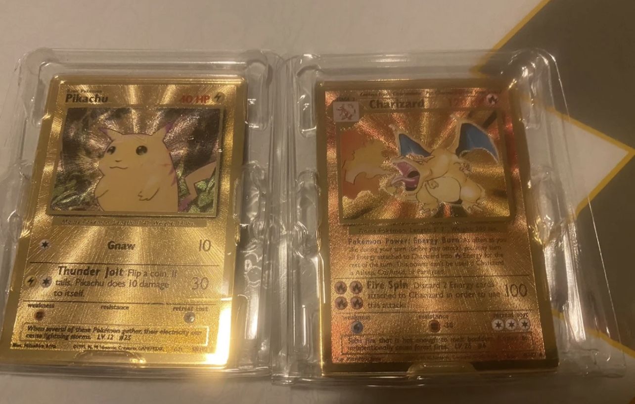 Pokemon Celebrations Golden Metal Cards