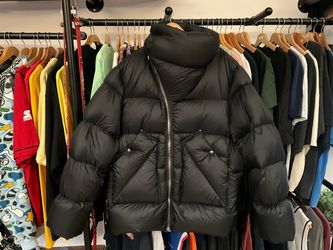 Rick Owens FW20 Performa Mountain Duvet Down Puffer Jacket Black