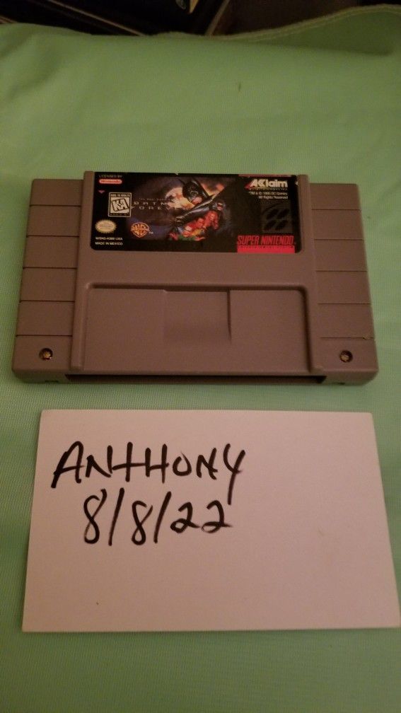 Super Nintendo Batman Forever