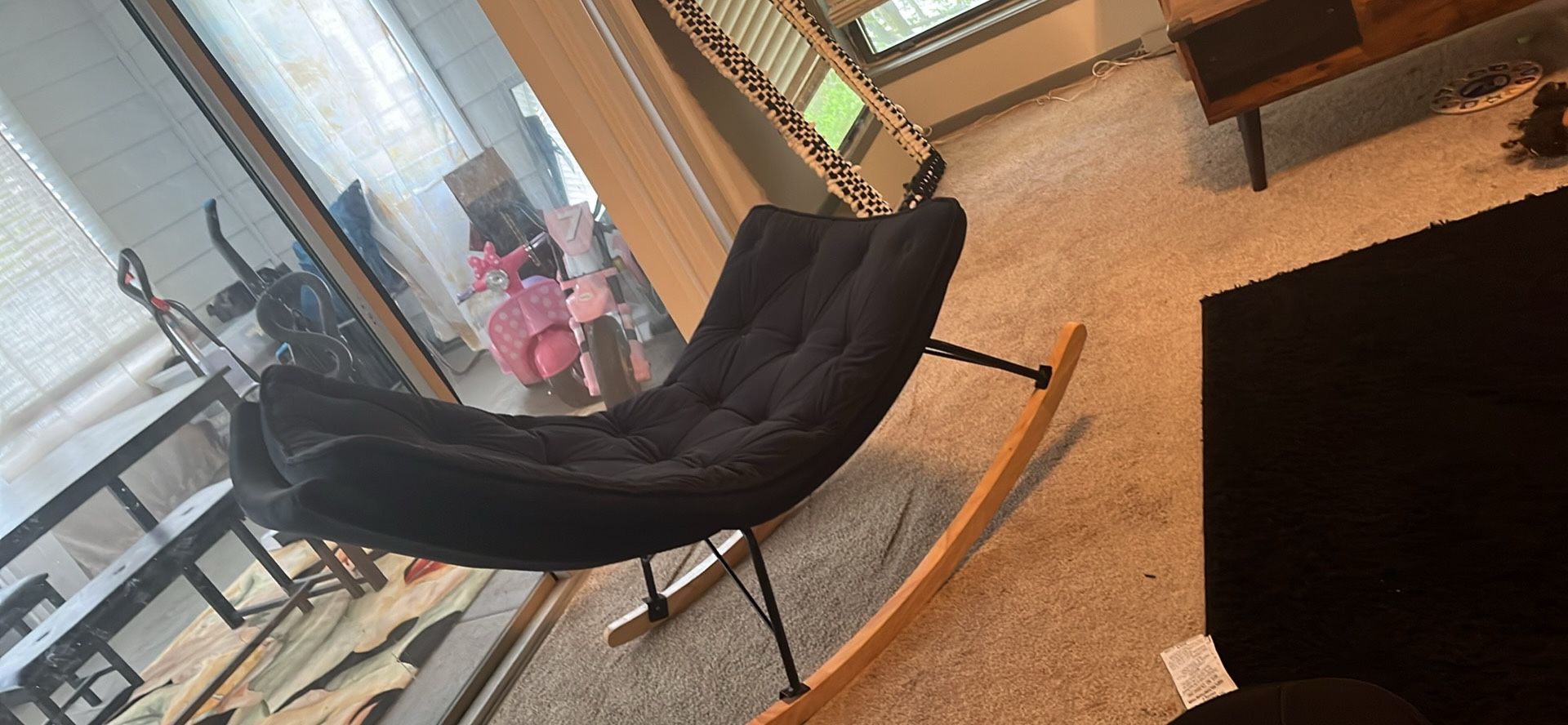 Black Rocking Chair