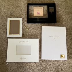 Wedding Guest Registry Book, Photo Frame, Pen set