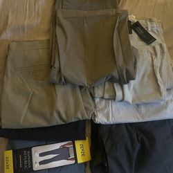 7 New And Lightly Used Pants 32x32, 32x30