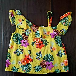 Girl's H&M Off The Shoulder Top Size 7/8