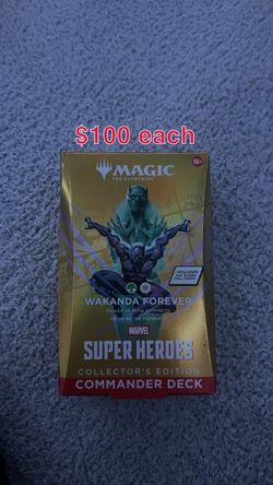 Wakanda forever collectors edition Commander deck (4)