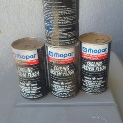Mopar Cooling System Flush part #(contact info removed). ALL 4 cans for $15.
Reasonable offers will be considered. ShippingNotAvailable.  P/U YUCAIPA