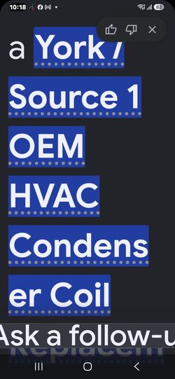 Hvac condenser coil