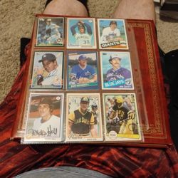Set Of (9) Vintage Signed Baseball Cards. See Description.