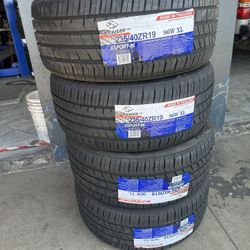 235/40/19 Set Of New Tires 