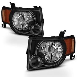 2008 - 2012 Ford Escape Headlight/Headlamp Assembly [Factory Style]