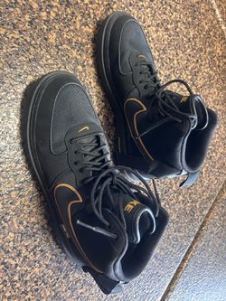 Black Air Nikes cordura brand Fabric