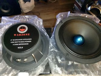 I Have Two Of Them Only Brand New Gravity Warzone WZL8  8" Mid-Range 4 Ohms 1000 Watts Max Power Each Mid-Range