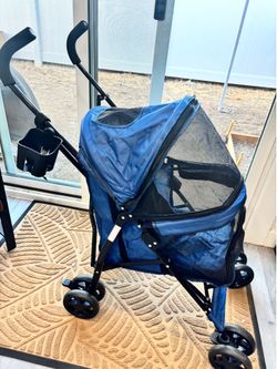 BEAUTIFUL NAVY BLUE PET STROLLER 🐾✨❗️