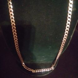 24in 925 Silver Silverite Cuban link Chain for Sale in New Chicago
