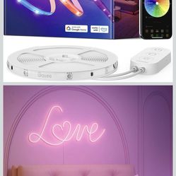 Govee RGBIC Pro LED Strip Lights, 32.8ft Color Changing Smart LED Strips, Works with Alexa and Google, Segmented DIY, Music Sync, WiFi and App Control