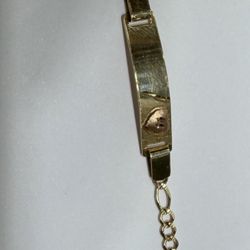 14k Gold baby bracelet 