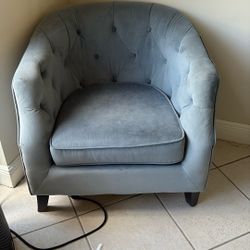 Set Of Two Blue Chair