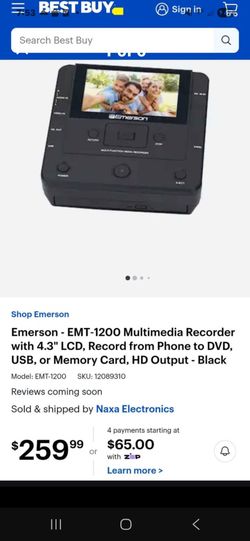 Brand new Emerson media recorder/converter