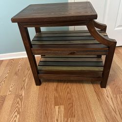 Multicolor Wood Side / End Table