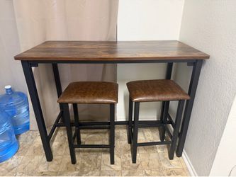 Bar Table and Stool Set