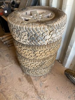 31” tires and rims