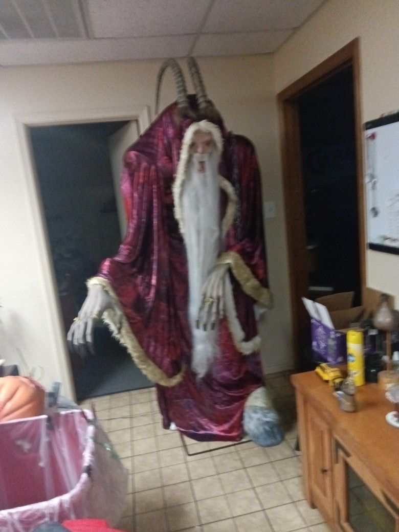 For Sale (1) 6.5 Ft Krampus Animatronic
