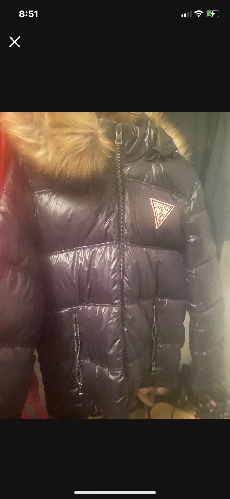MEN SMALL GUESS COAT $60