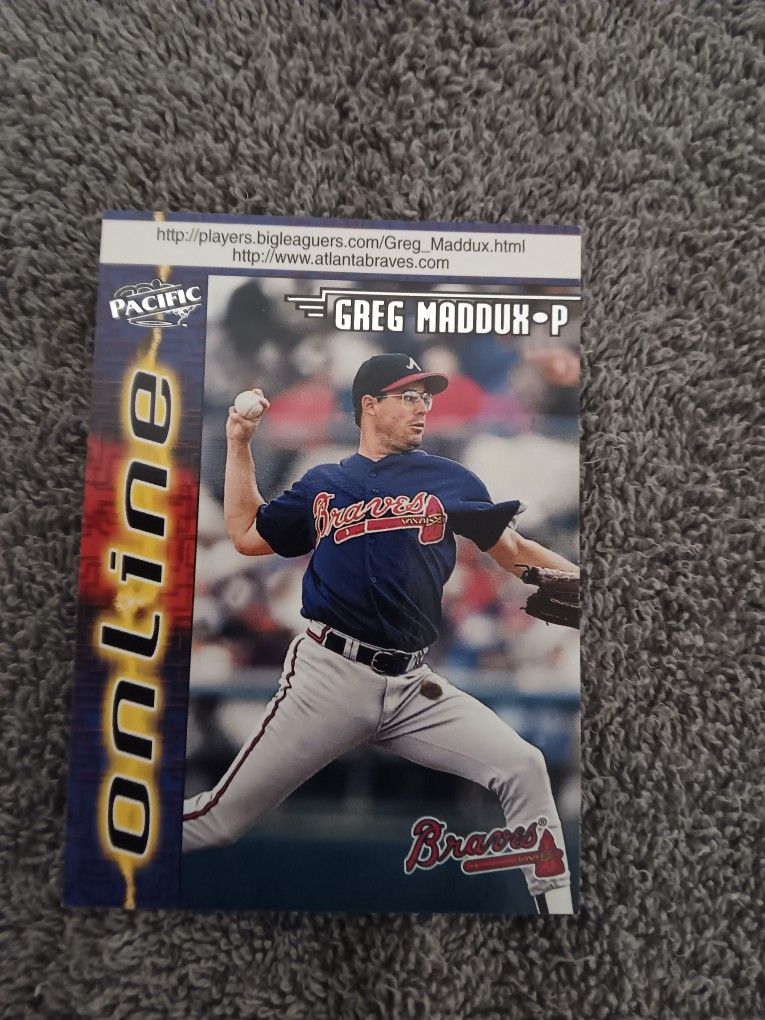 Greg Maddox Baseball Card 