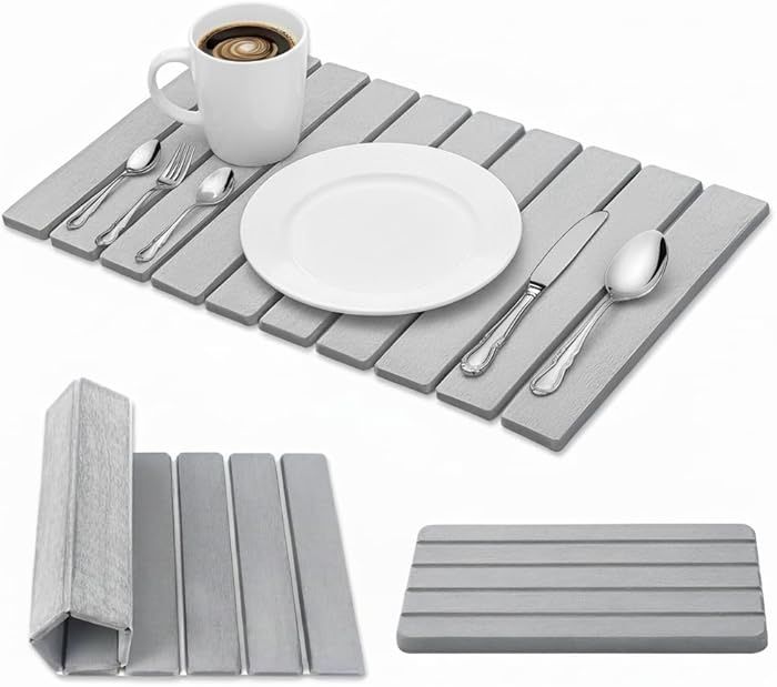 2 PCS Large Stone Dish Drying Mat 