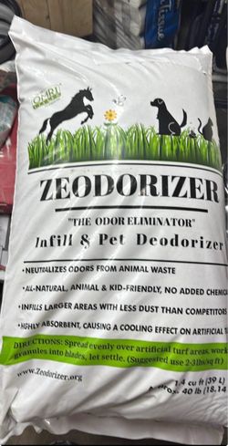 Zeodorizer Pet Infill for dogs on turf artificial grass