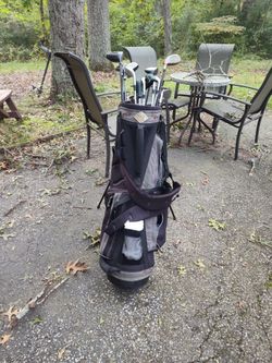 Golf Stand Bag with Full Set of Clubs
