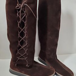 Mosquito Leather  winter Boots Sz 6 1/2