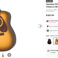 Yamaha F335 TBS Acoustic Guitar 