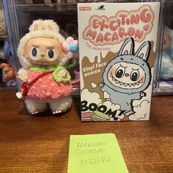 Pop Mart Exciting Macaron Labubu - Soy Milk