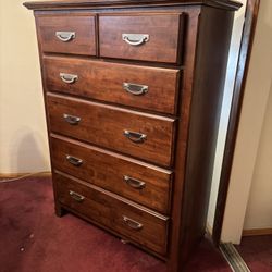 Wood 6-Drawer Dresser