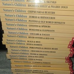 24 Scholastic “Nature’s Children” Animal Books – Educational Kids Book Set