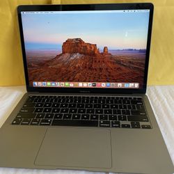 Apple MacBook Air 13 (2020 Model/ M1 chip) 8GB Memory 128GB storage works perfect (100 % battery health) 