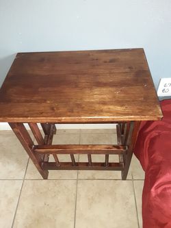 End table for sale, wooden strong and nice!