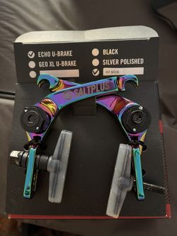 Oil Slick Bmx Brakes With Clear Pads