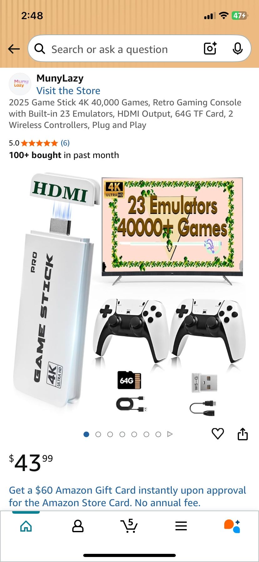 4K Game Stick Pro 