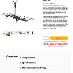 Hollywood Sport Rider E-Bike Rack