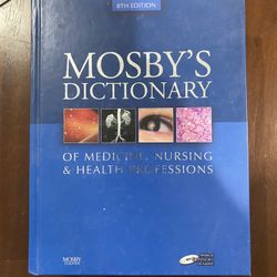 Mosby’s Medical Dictionary 8th Edition