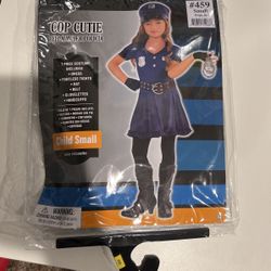 Girls Police Officer Halloween Costume