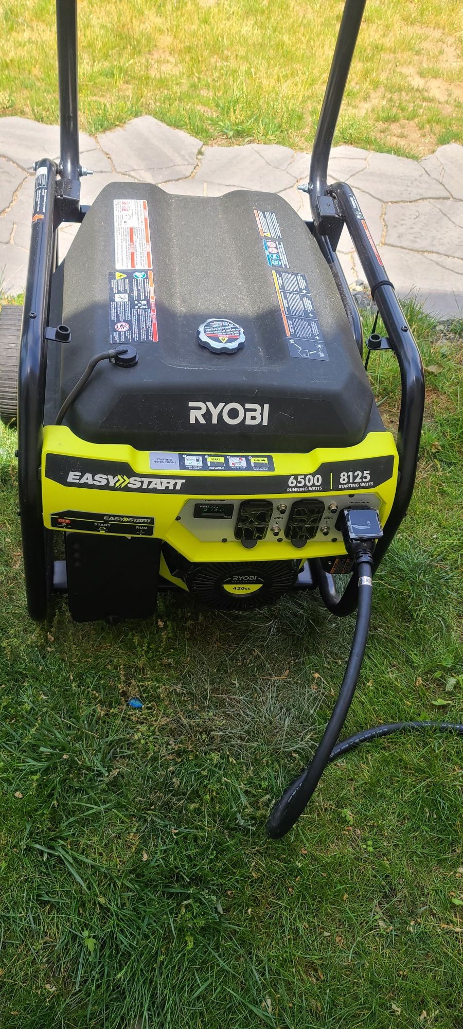 Ryobi 8125W Gas Generator - used once