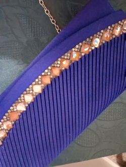 Cobalt Blue Festive/Night Purse