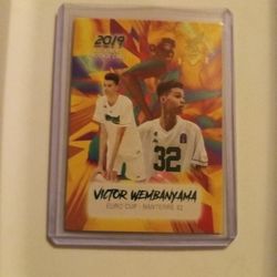 2019 Lightning Rookie Card Euro Cup Victor Wembanyama Card #32