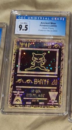 Pokemon 2000 Ancient Mew Movie Promo CGC 9.5 (CGC 10 NOW)